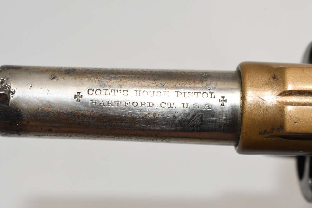Antique Colt House Model Single Action Revolver 41 Rimfire 2 5/8" 1870's-img-20