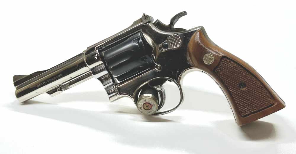 S&W 15-3 4in Barrel Nickel Plated *NO CC FEE* -img-1