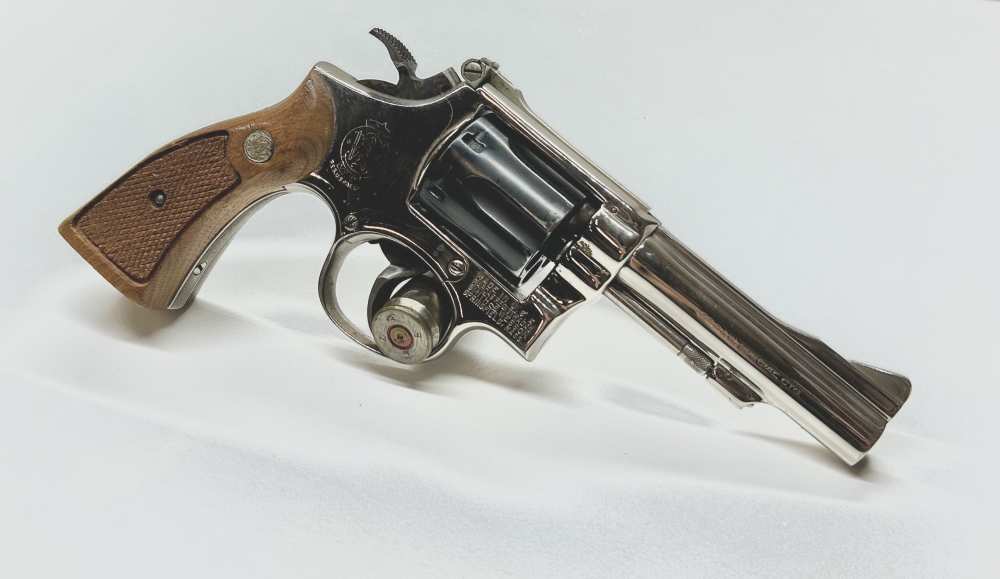 S&W 15-3 4in Barrel Nickel Plated *NO CC FEE* -img-0