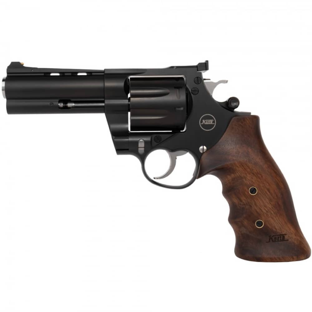 Korth Mongoose - 4" Barrel (.357 Mag) - Black/Wood-img-0