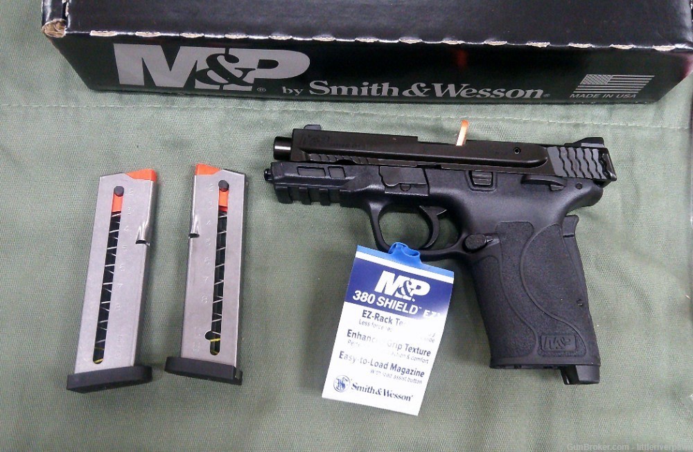 Smith & Wesson M&P2 Shield EZ .380ACP Semi Auto Pistol-img-1