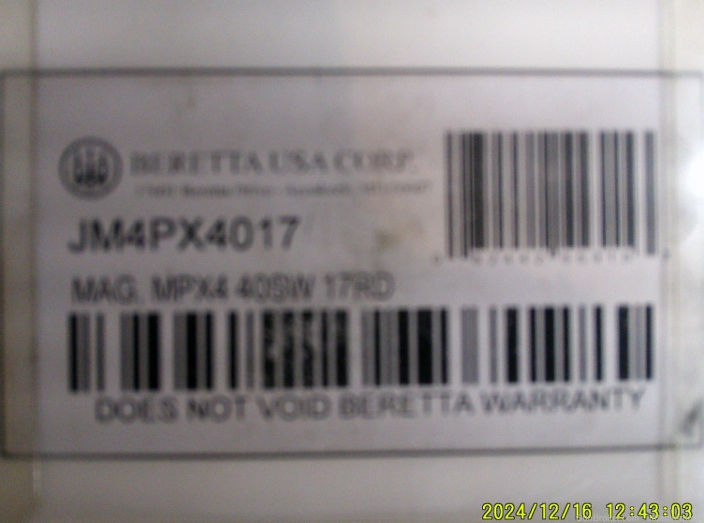 Beretta MP4 40SW 17 round magazine-img-1