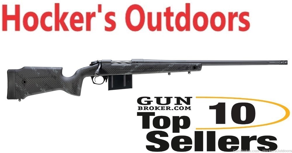 Bergara B-14 Crest 6.5 PRC Rifle 20 Sniper Gray Cerakote B14SM759-img-0