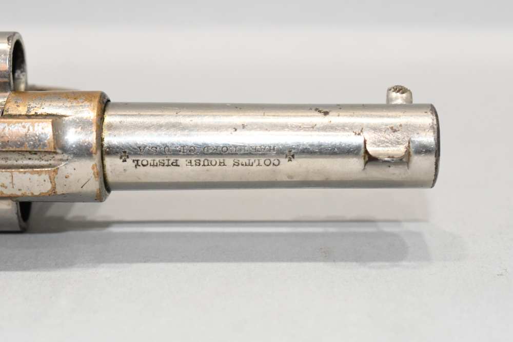Antique Colt Cloverleaf Single Action Revolver 3" 41 Rimfire 1873-img-11