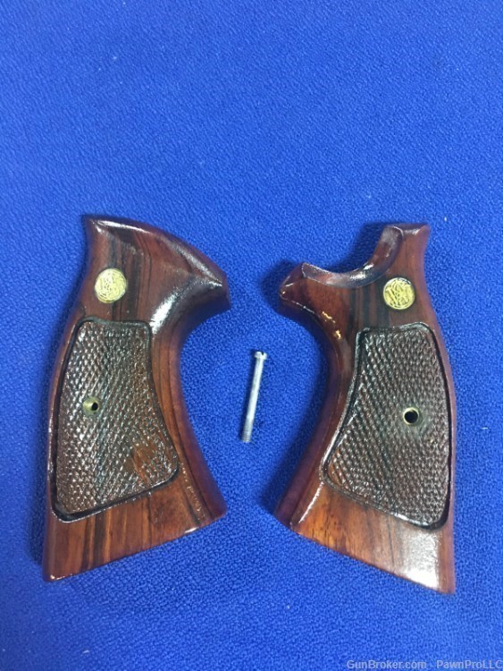 Smith & Wesson K-Frame Goncalo Alves Target Grips-img-0