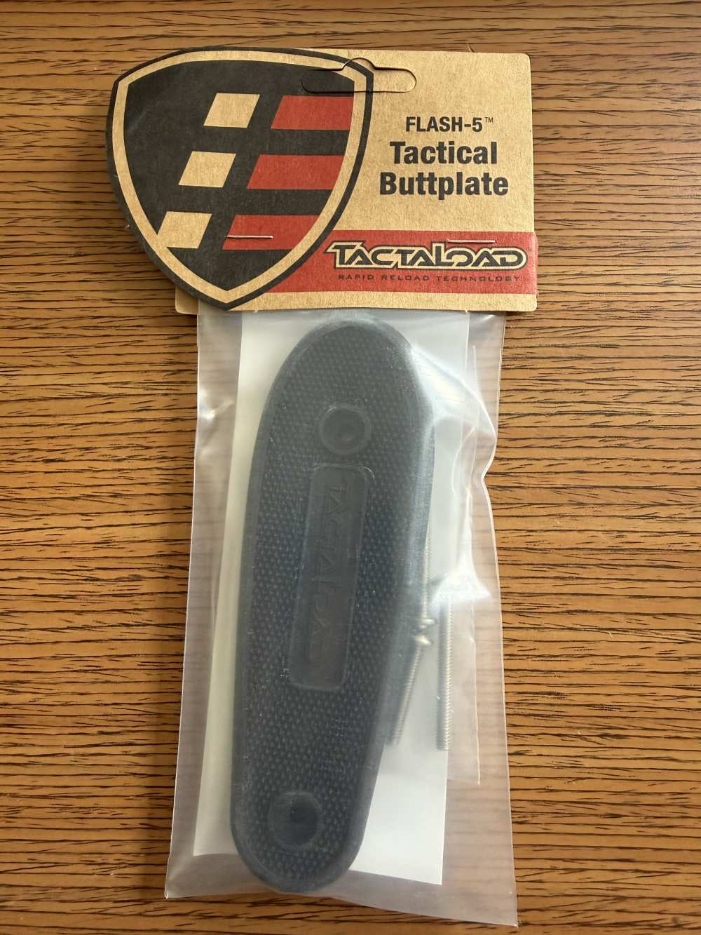Tactical Load Flash-5 Tactical Butt Plate- Black #TLFL5-BP1-img-0