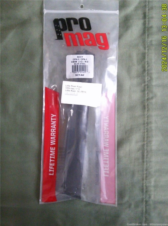 Pro Mag SCCY CPX-2/ CPX-1 9mm 32 round magazine-img-0