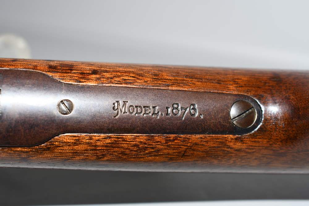 Wonderful Winchester 1876 2nd Model Lever Rifle 28" Oct 45 Cal W Letter-img-27