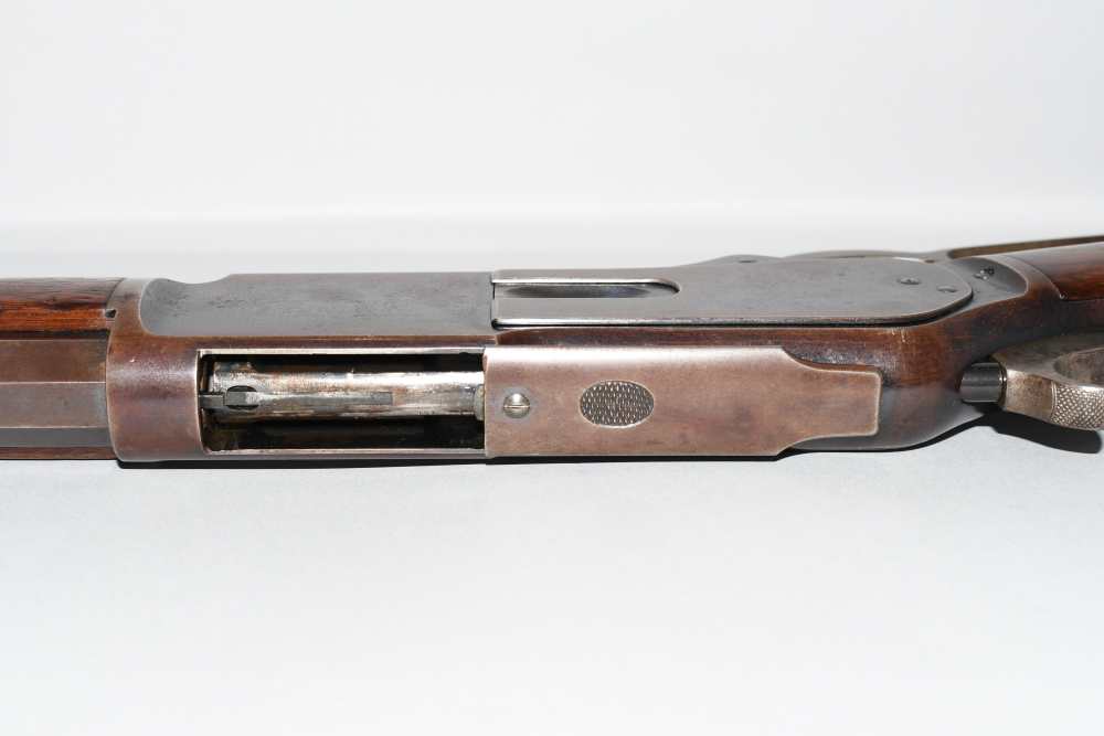 Wonderful Winchester 1876 2nd Model Lever Rifle 28" Oct 45 Cal W Letter-img-15