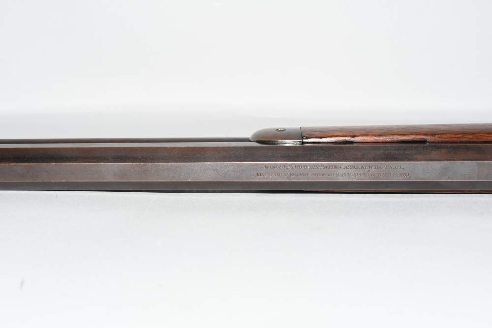 Wonderful Winchester 1876 2nd Model Lever Rifle 28" Oct 45 Cal W Letter-img-17