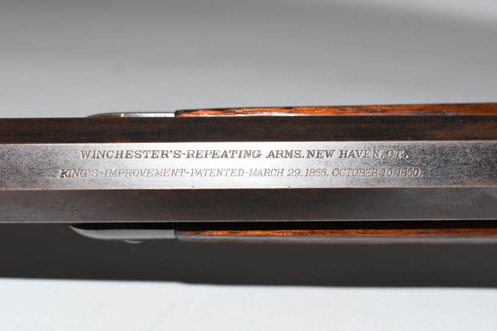 Wonderful Winchester 1876 2nd Model Lever Rifle 28" Oct 45 Cal W Letter-img-26