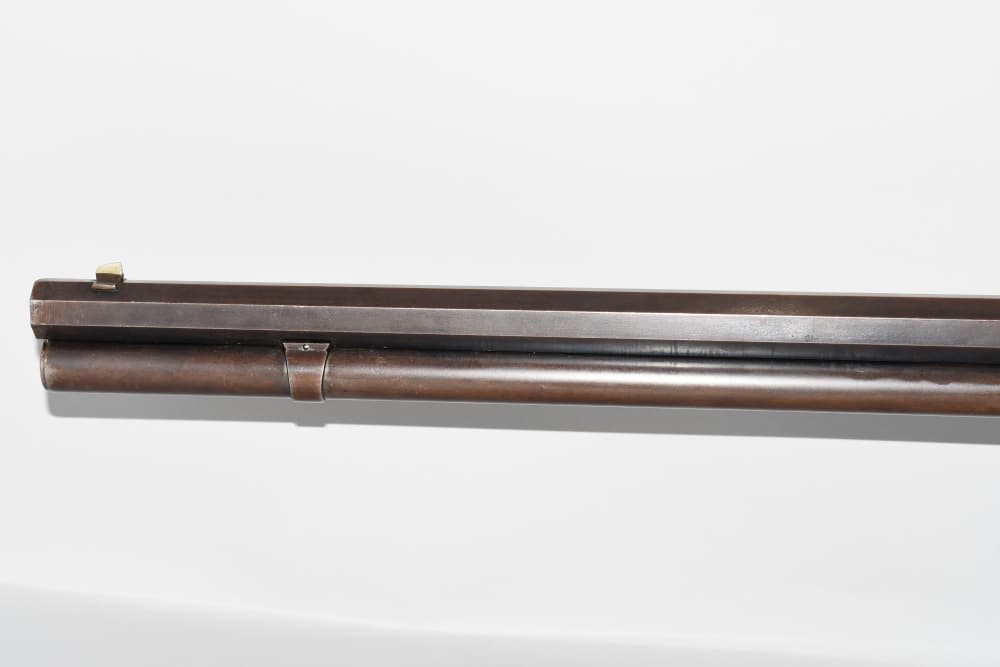 Wonderful Winchester 1876 2nd Model Lever Rifle 28" Oct 45 Cal W Letter-img-12