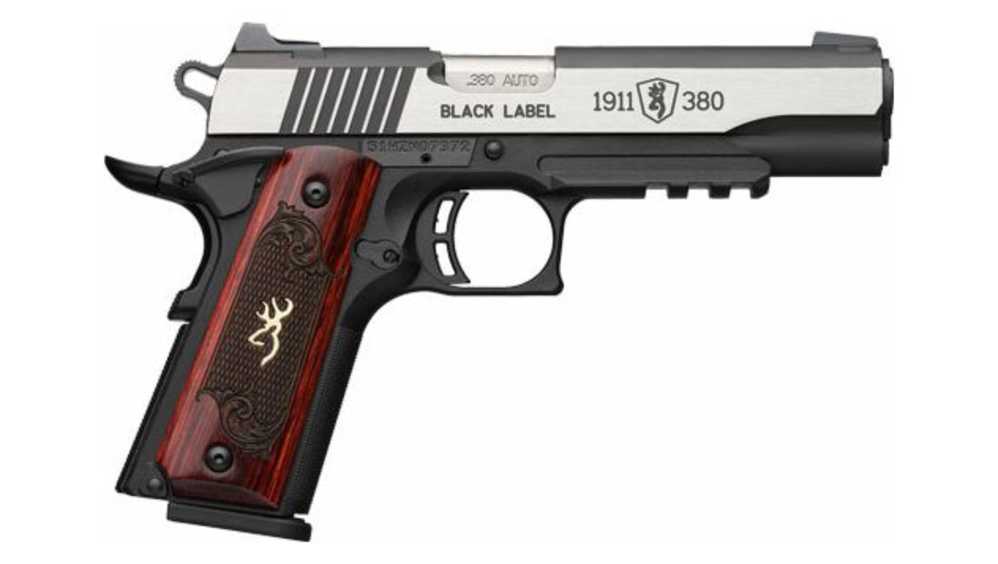  BROWNING 1911-380 BLACK LABEL MEDALLION PRO 3.58" FS W/RAIL NEW IN BOX -img-0