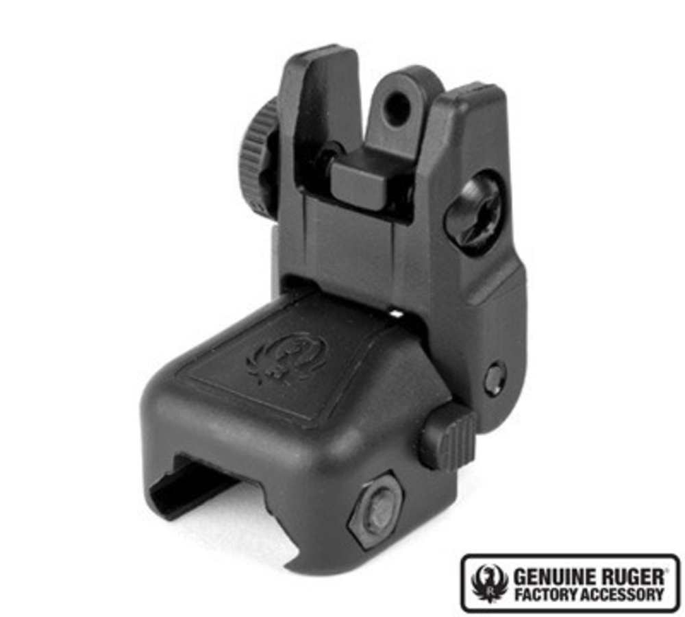 Ruger Rapid Deploy Flip Up Rear Sight- Black Polymer #90415-img-0