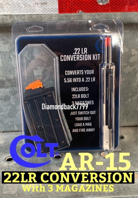 COLT 22LR CONVERSION KIT wi 3 15rd MAGAZINE for AR-15 A2 A3 M4-img-0