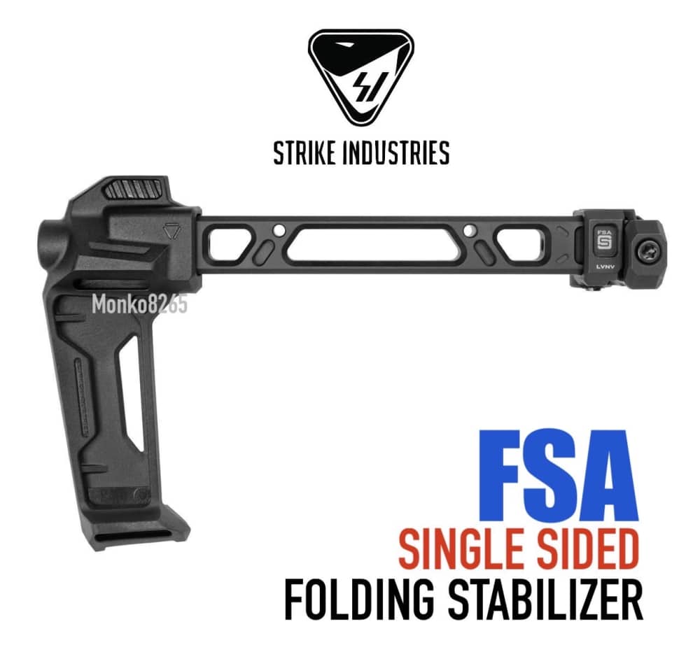 Strike Industries FSA Single Sided Folding Stabilizer fits 1913 Picatinny-img-0