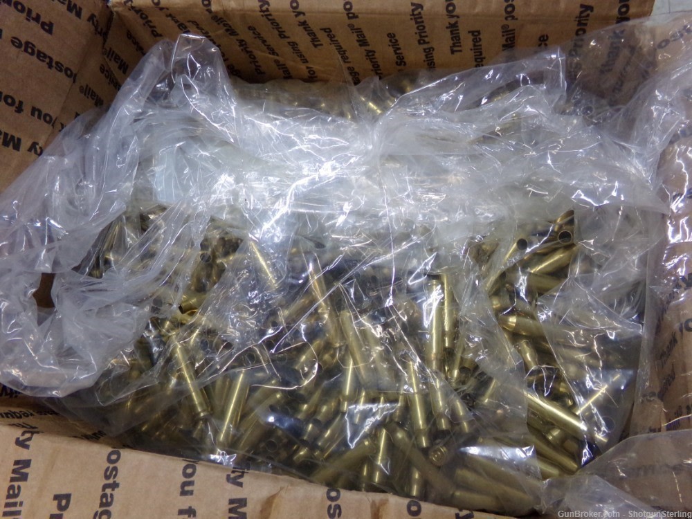 Approx. 16 pounds of once fired 223 brass -img-0