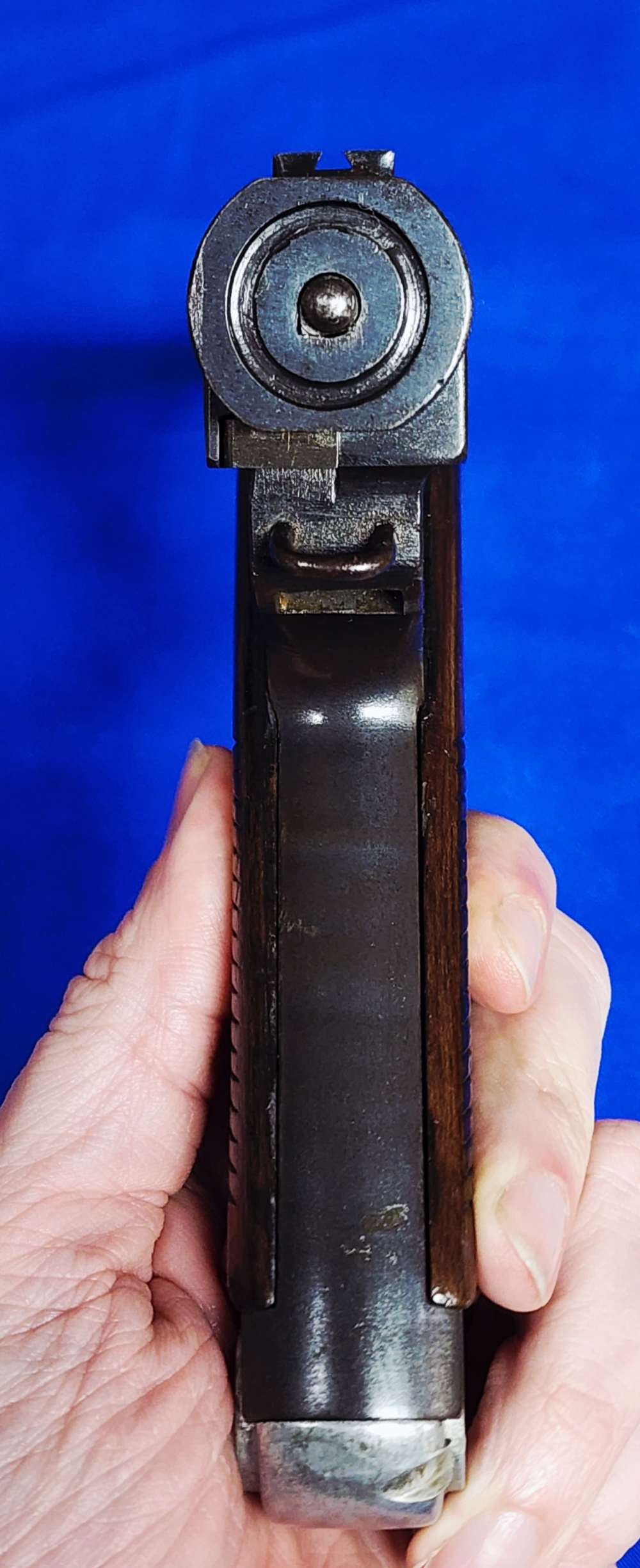 WWII NAMBU TYPE 14 8MM PISTOL WITH HOLSTER, 4.5", 1940, C&R OK!-img-6