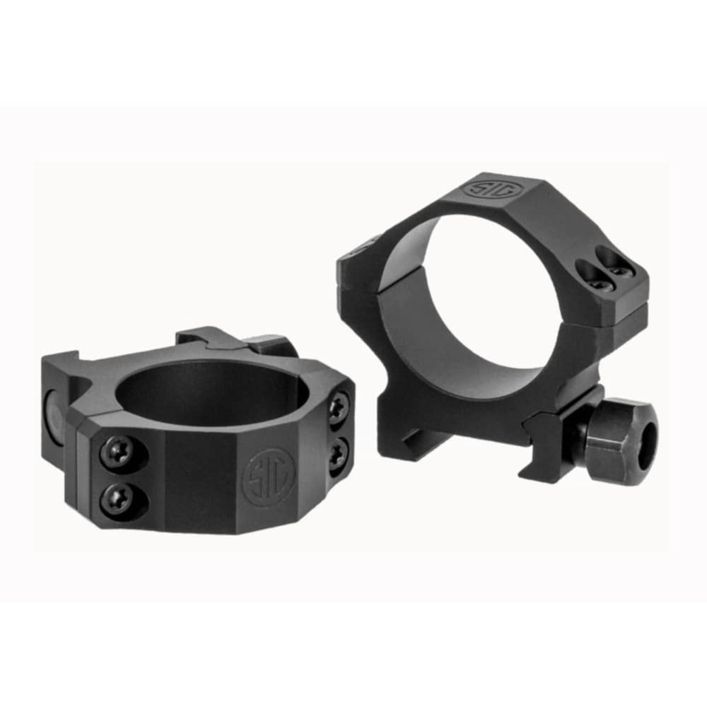SIG SAUER ALPHA1 Hunting Scope Rings, 34mm Low- Black #SOA10015-img-0