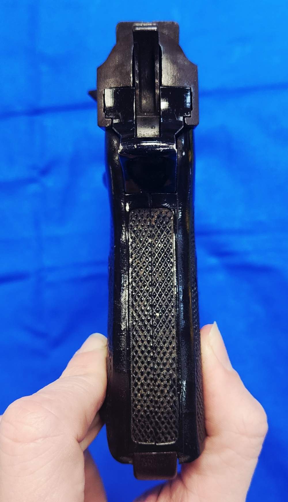 1963 WALTHER P1 9MM 5" BLACK BAKELITE GRIPS, COLD WAR CLASSIC, C&R OK!-img-13