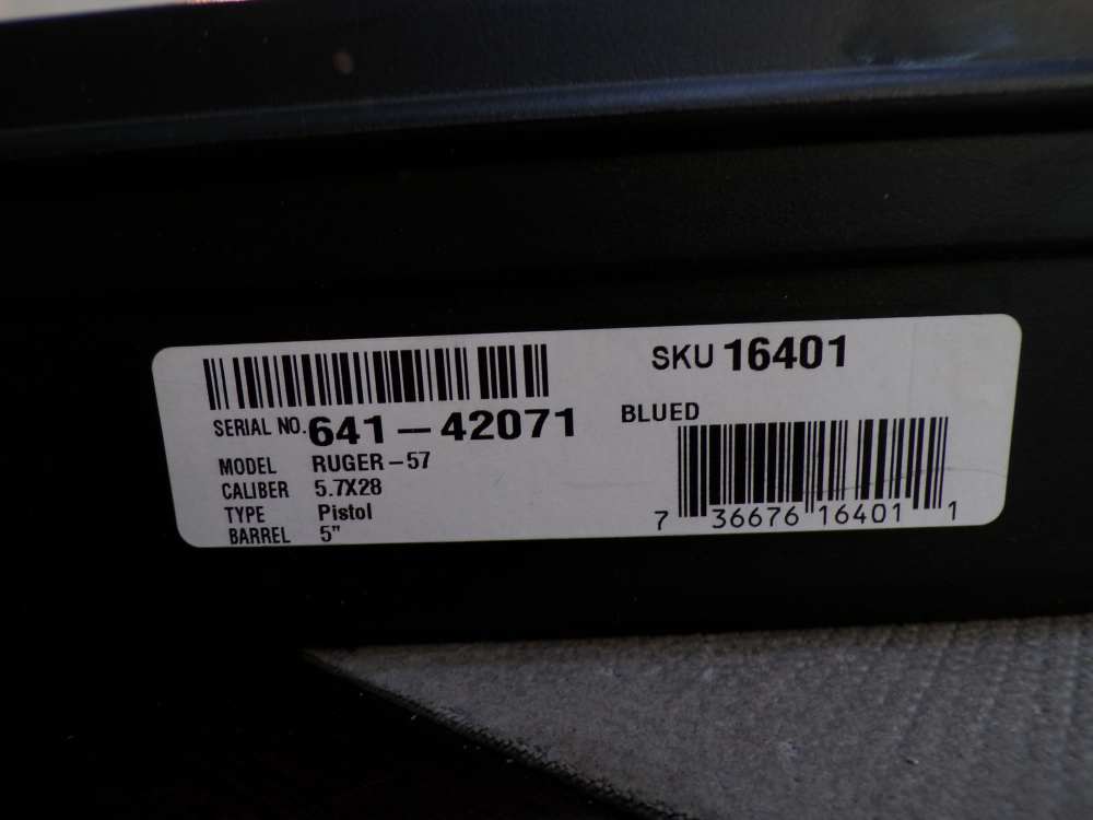 Ruger Ruger-5.7 5.7x28mm 4.94" Barrel Two 20 Rnd, Magazines 16401-img-12