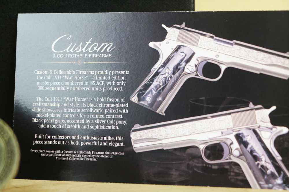 Limited Edition #28 of 300 CNC Colt 1911 "War Horse", 45 ACP, 5", NIB-img-24