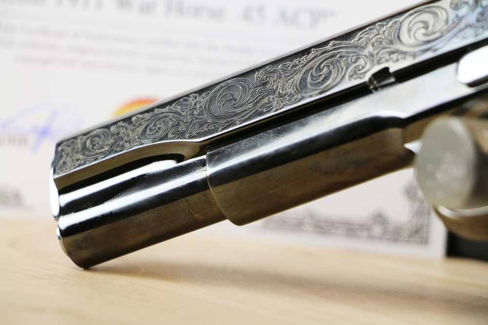 Limited Edition #28 of 300 CNC Colt 1911 "War Horse", 45 ACP, 5", NIB-img-15