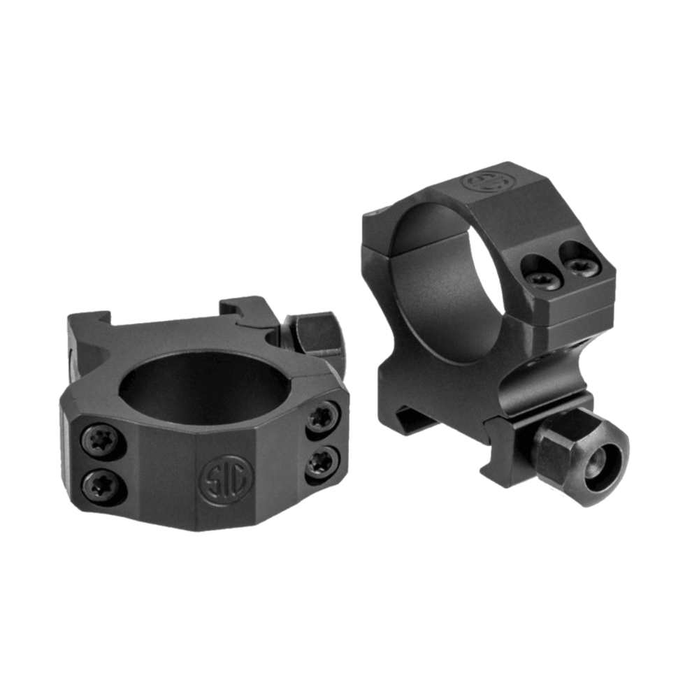 SIG SAUER ALPHA1 Hunting Scope Rings, 1" High- Black #SOA10021-img-0