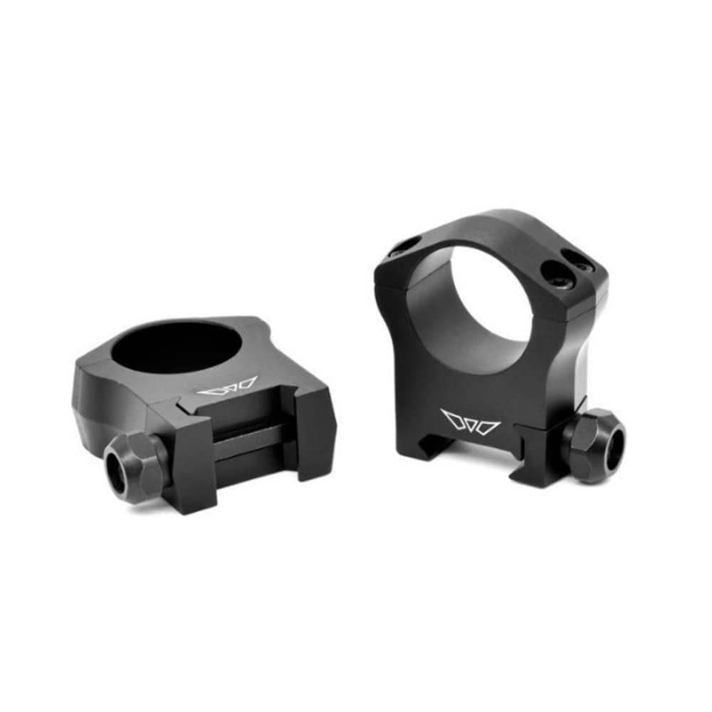 Warne 1" Mountain Tech Lightweight Scope Rings- High Height- Matte #7202M-img-0