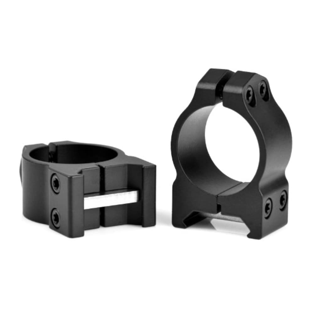 Warne 30mm Maxima Fixed Scope Rings-Low Height .250"- Matte #213M-img-0