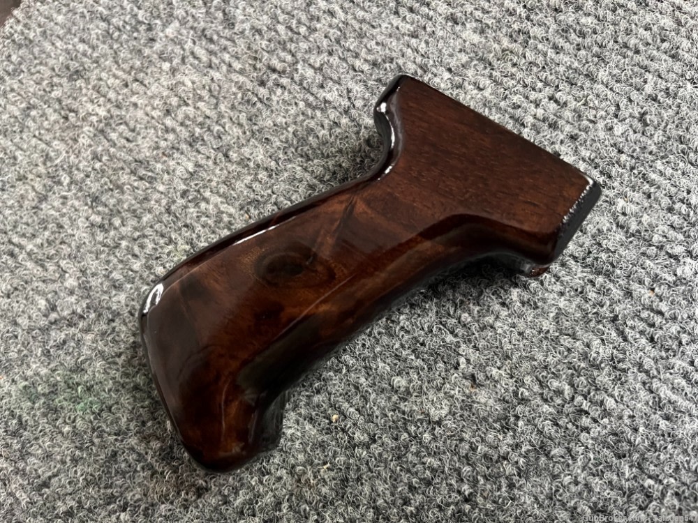 Premium American Dark Walnut M76 Inspired 1.2" Fat AK Wood Pistol Grip-img-4
