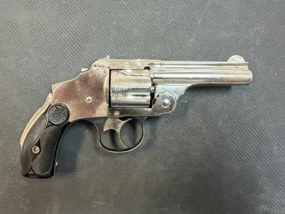 Smith & Wesson Lemon Squeezer Revolver - .38 S&W - Nickel -img-1