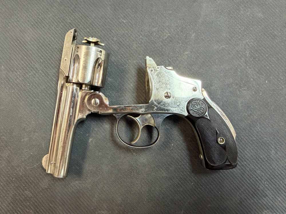 Smith & Wesson Lemon Squeezer Revolver - .38 S&W - Nickel -img-2