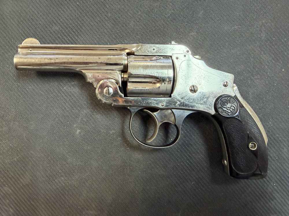 Smith & Wesson Lemon Squeezer Revolver - .38 S&W - Nickel -img-0