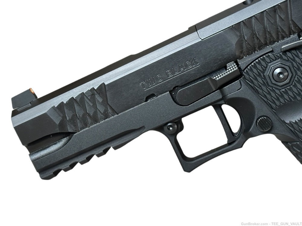 JACOB GREY FIREARMS TWC Black Complete Handgun 4.25" 2 (17rd) Mags, Black-img-2