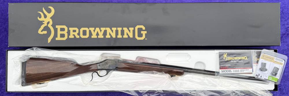 Browning 1885 High Wall Single .223 Rem 28" Octagon Factory Test Fired Only-img-0
