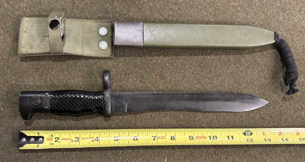 Spanish Military Surplus M1964 CETME Model C, FR7, FR8 Bayonet & Sheath-img-0