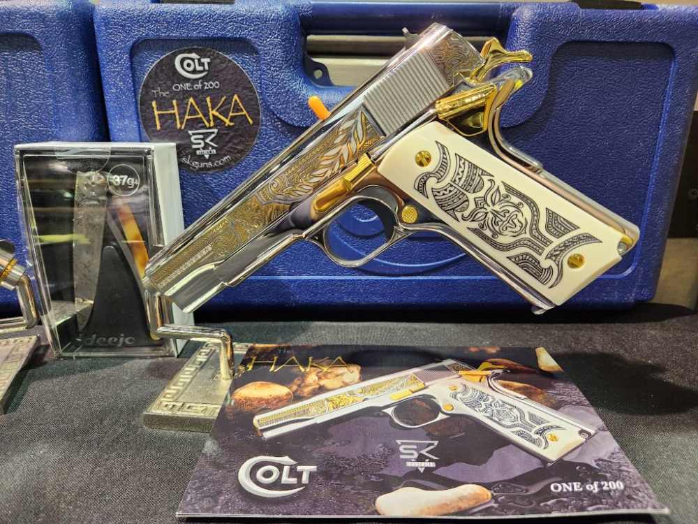 SK Customs Matching Set of Colt 1911 38 Supers “HAKA & MANA ” #27 of 200-img-4