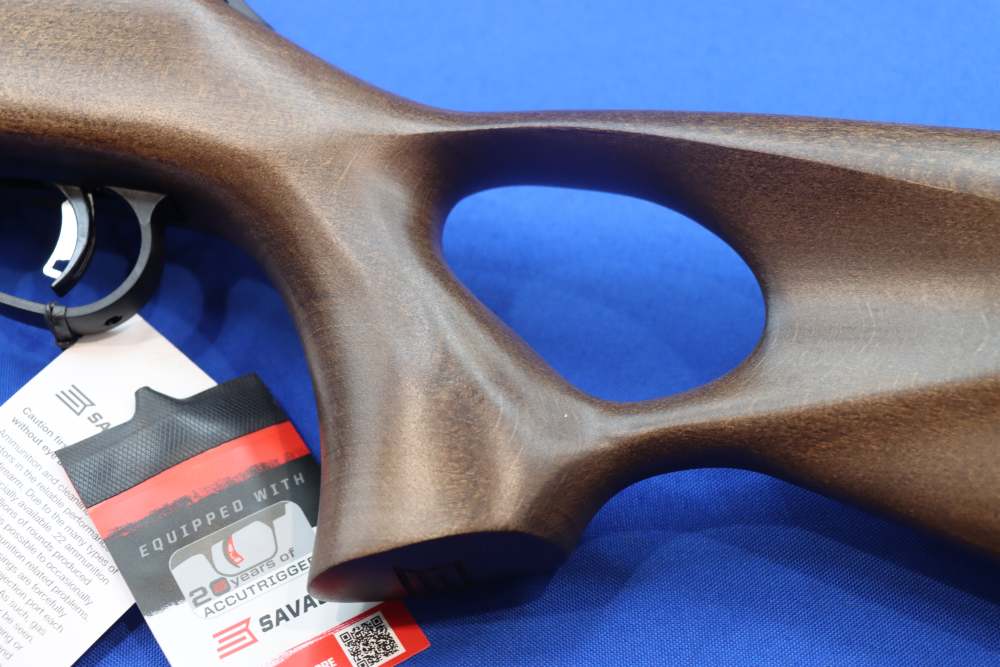 Savage Arms Model A22 TIMBER Rifle 22LR 18" Threaded Thumbhole Wood 47247 -img-16