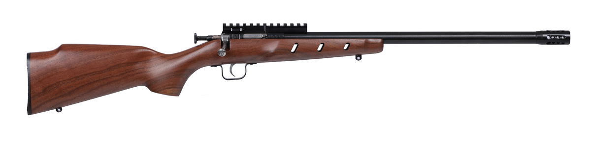 Keystone Sporting Crickett Precision 22 LR 16.12 Black/Wood KSA2449 -img-2
