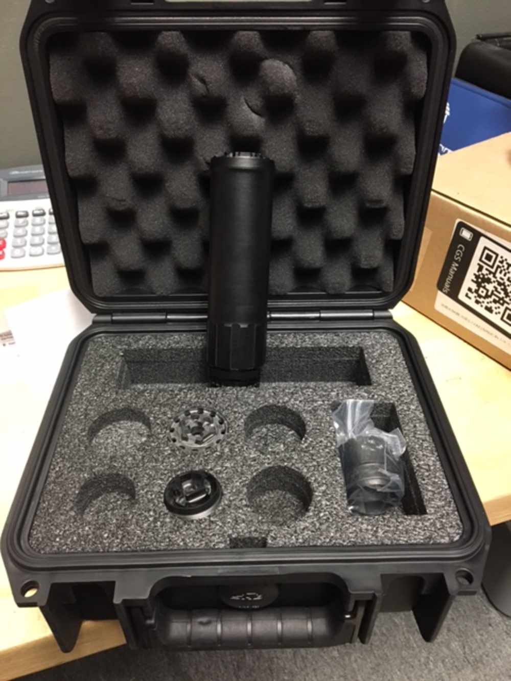 CGS HELIOS QD SUPPRESSOR W/ CASE & ACCESSORIES-img-0