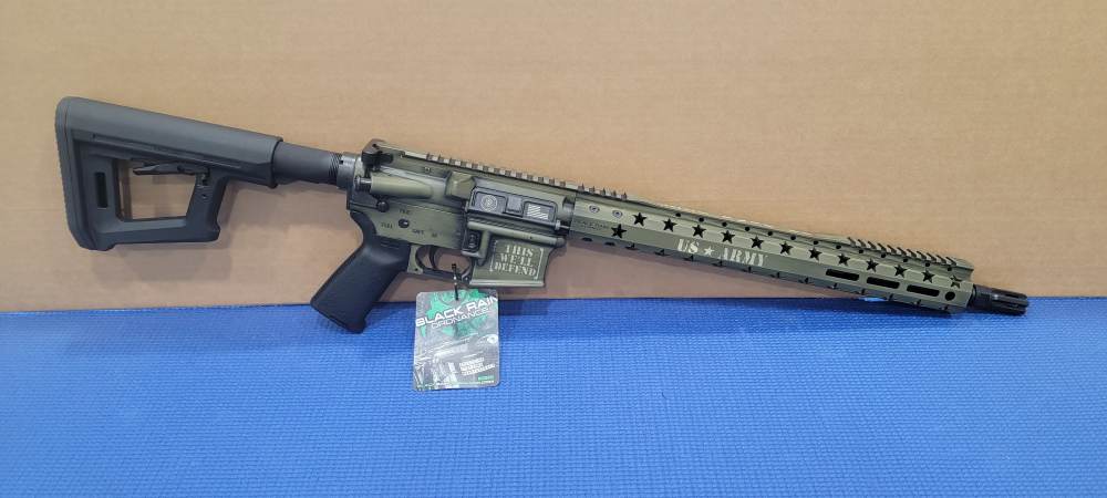 Black Rain Ordnance SPEC15 Army 250TH Custom 5.56 NATO/223 Rem 16" Threaded-img-2