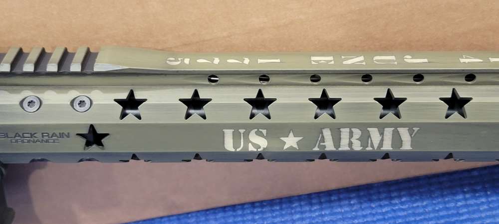 Black Rain Ordnance SPEC15 Army 250TH Custom 5.56 NATO/223 Rem 16" Threaded-img-6