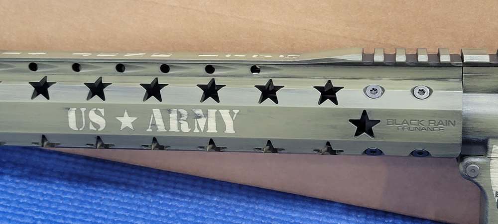 Black Rain Ordnance SPEC15 Army 250TH Custom 5.56 NATO/223 Rem 16" Threaded-img-17
