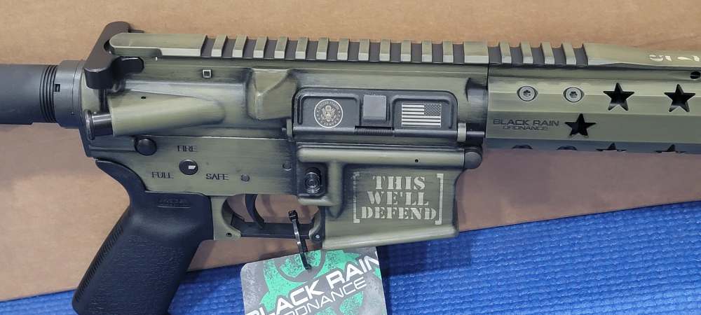 Black Rain Ordnance SPEC15 Army 250TH Custom 5.56 NATO/223 Rem 16" Threaded-img-4