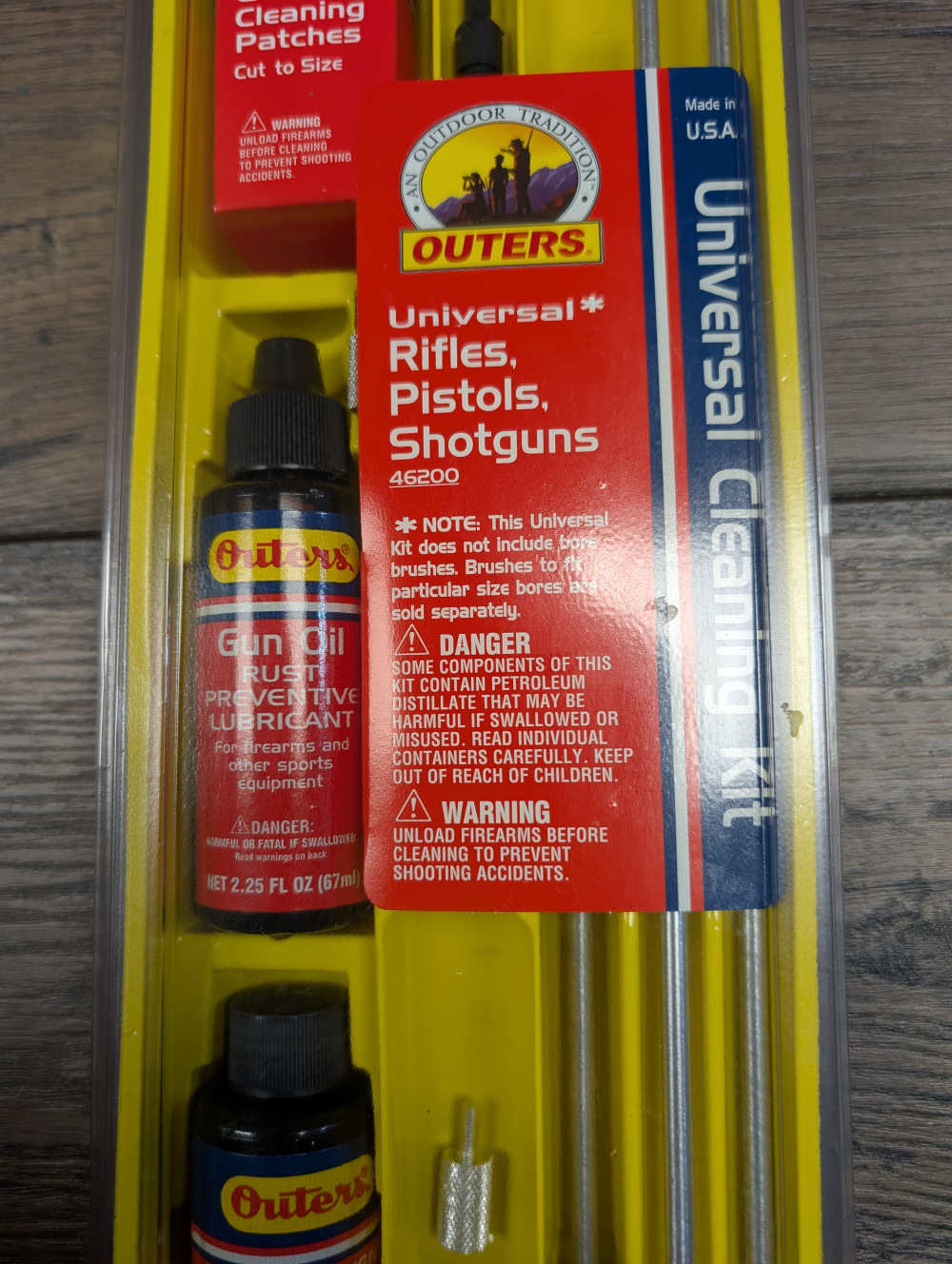 Outers Universal Rifle and Pistol Cleaning Kit NIB-img-2