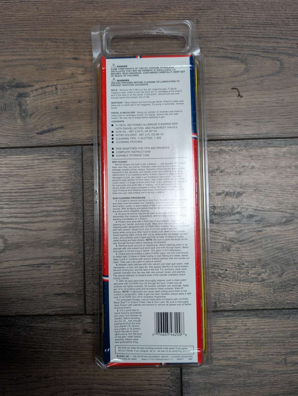 Outers Universal Rifle and Pistol Cleaning Kit NIB-img-1