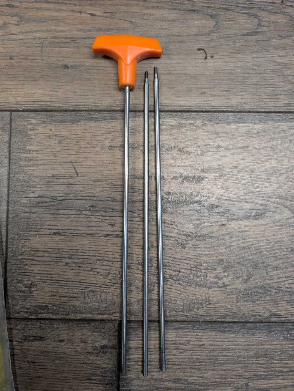 Hoppes 3 Piece Cleaning Rod and Bore Brush / Wool Swab-img-2