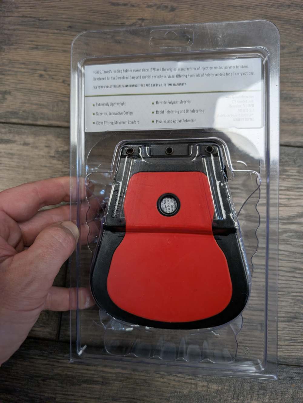 Fobus Evolution Paddle Holster GL2E2 Right Glock NEW-img-1