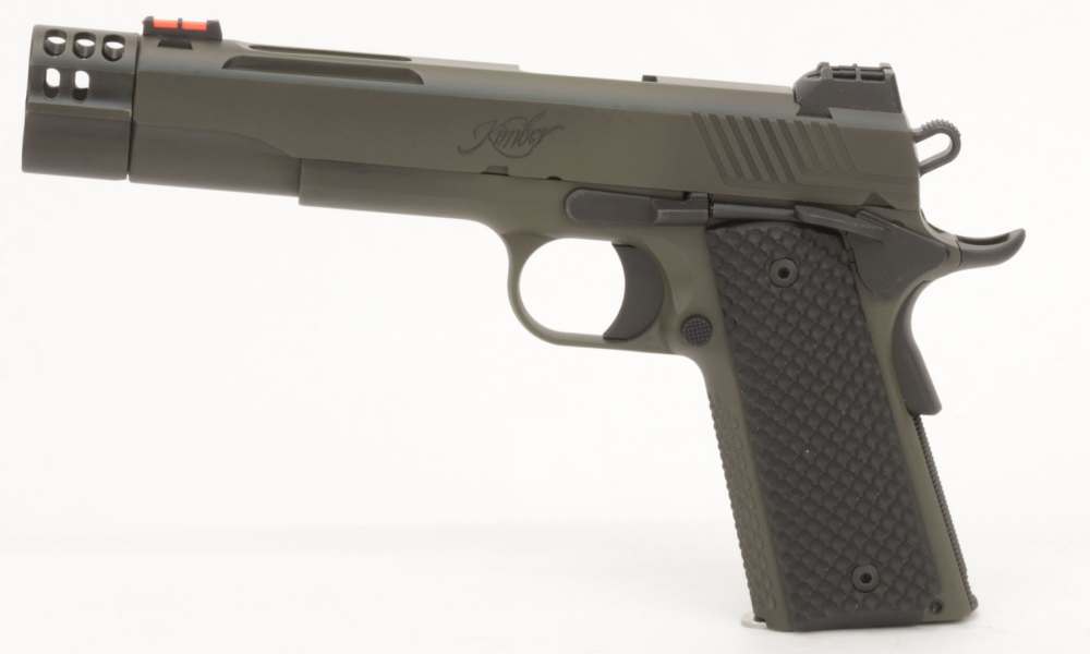 Kimber Rampart 9MM Pistol Olive Drab 5" Comp Barrel  NIB 300467-img-1